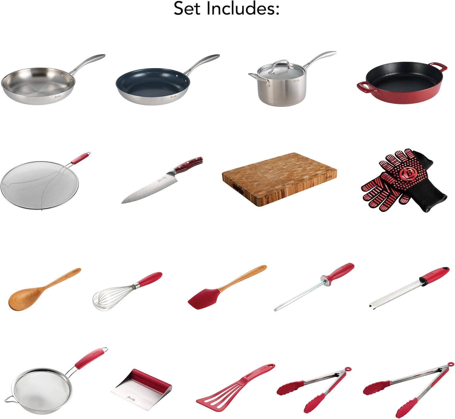 image:imageTramontina FlavCity 19 Piece Essential Cookware Set19 Piece