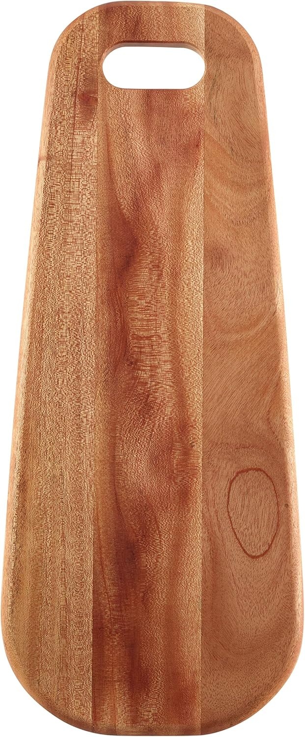 image:imageTramontina Provence 1875 in x 75 in Antipasto Serving Board African Mahogany Cutting Board Natural Oil Finish