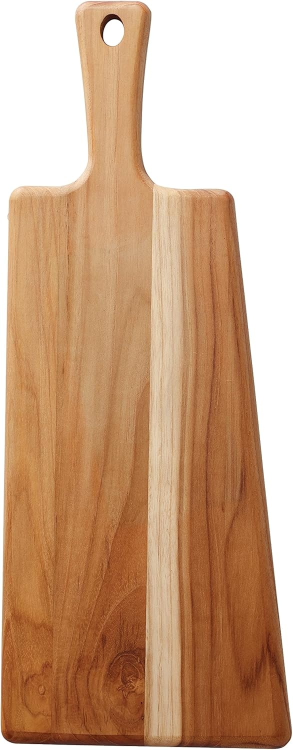 image:imageTramontina Serving Board 19 in x 75 in Teak Wood Rectangle with Handle 81000024DS