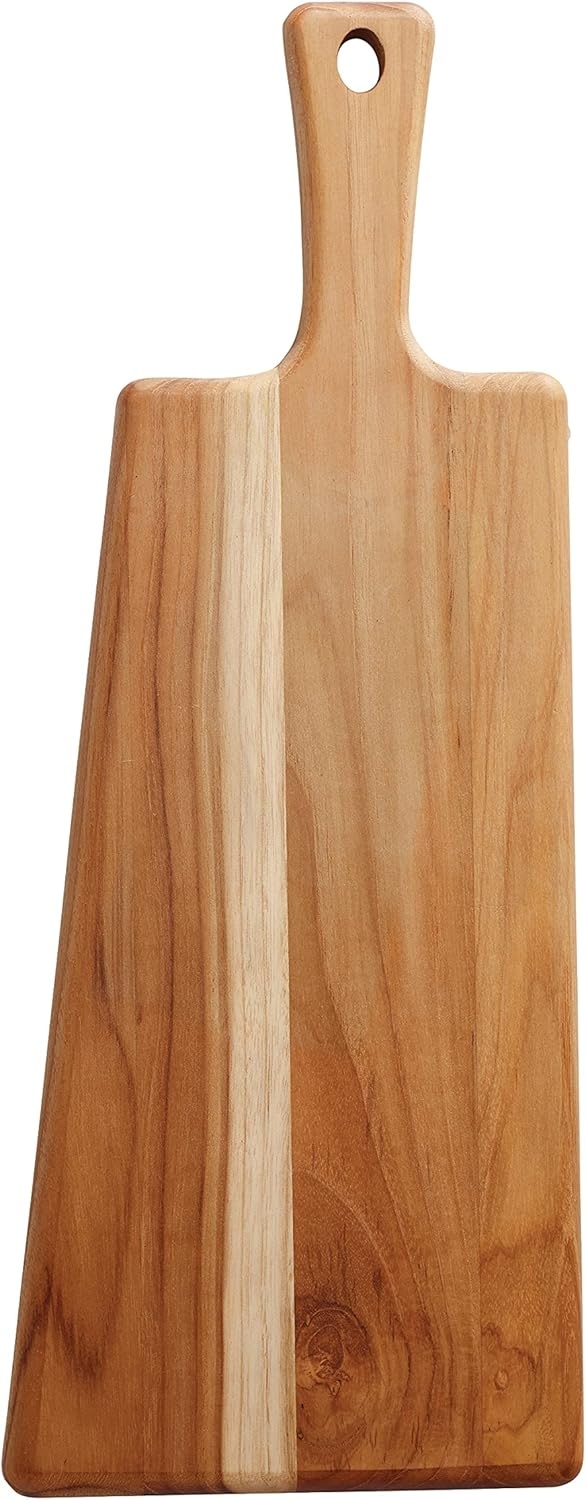 image:imageTramontina Serving Board 19 in x 75 in Teak Wood Rectangle with Handle 81000024DS
