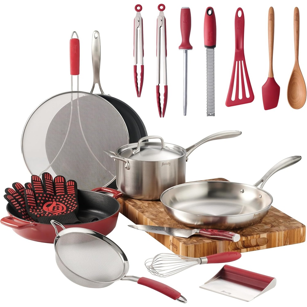 image:imageTramontina FlavCity 19 Piece Essential Cookware Set19 Piece