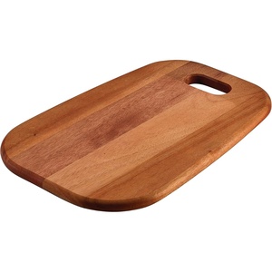 image:imageTramontina Provence 1325in x 9in Burger Serving Board African Mahogany Cutting Board Natural Oil Finish