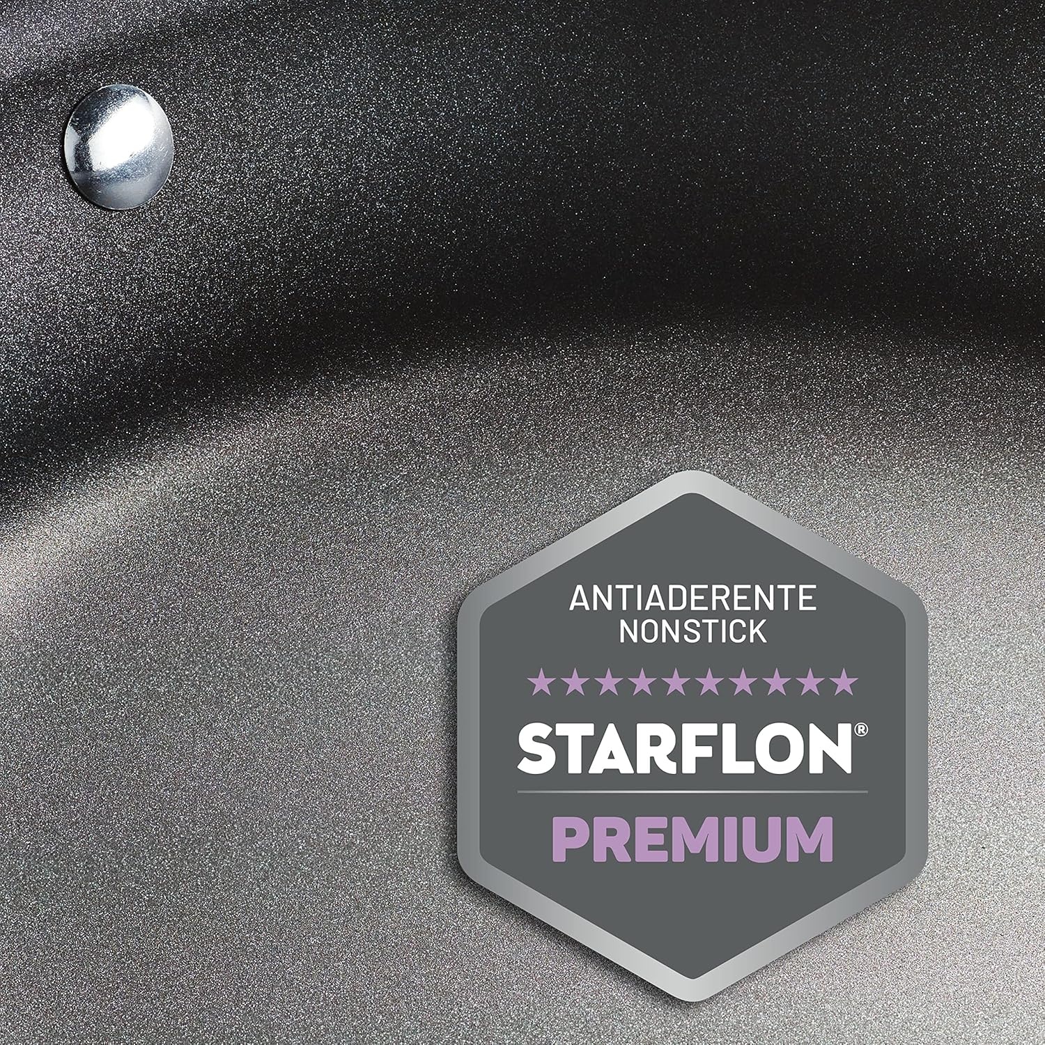 image:imageTramontina 10Inch Non Stick Frying Pan TriPly Base Stainless Steel Skillet with Reinforced Nonstick Coating Dishwasher and Oven SafeBlack