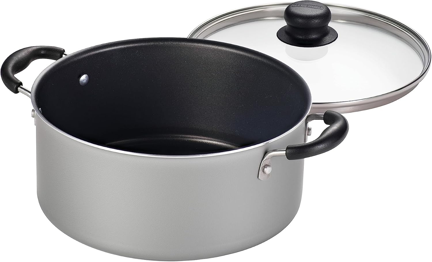 image:imageTramontina Primaware 15Piece Non Stick Cookware Set with Lids and Utensils Aluminum Nonstick Pots and Pans Kitchen Set StormSilver