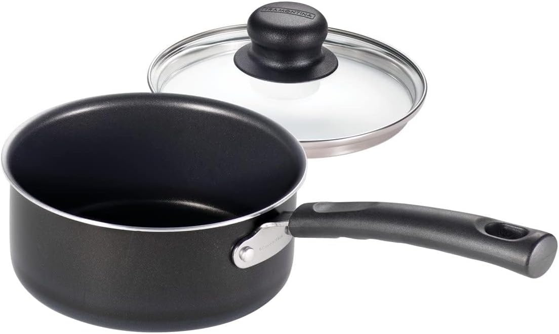 image:imageTramontina Primaware 15Piece Non Stick Cookware Set with Lids and Utensils Aluminum Nonstick Pots and Pans Kitchen Set StormStorm