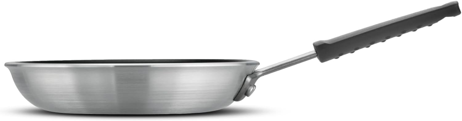 image:imageTramontina Professional 12Inch Non Stick Large Frying Pan HeavyGauge Aluminum Skillet with Reinforced Nonstick Coating Red Handle Dishwasher and Oven SafeNonstick Gray handle