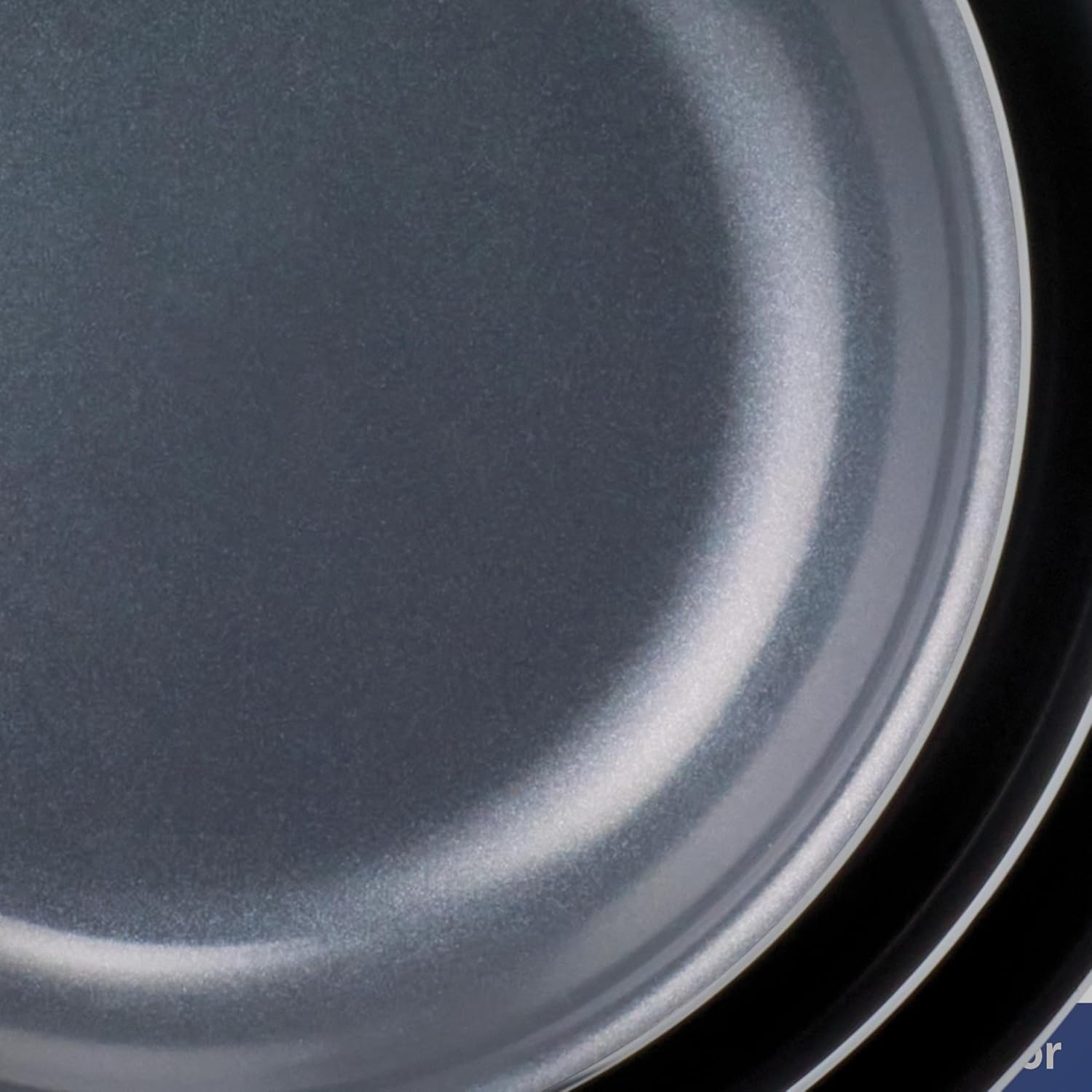 image:imageTramontina Professional 12Inch Non Stick Large Frying Pan HeavyGauge Aluminum Skillet with Reinforced Nonstick Coating Red Handle Dishwasher and Oven SafeCeramic Gray