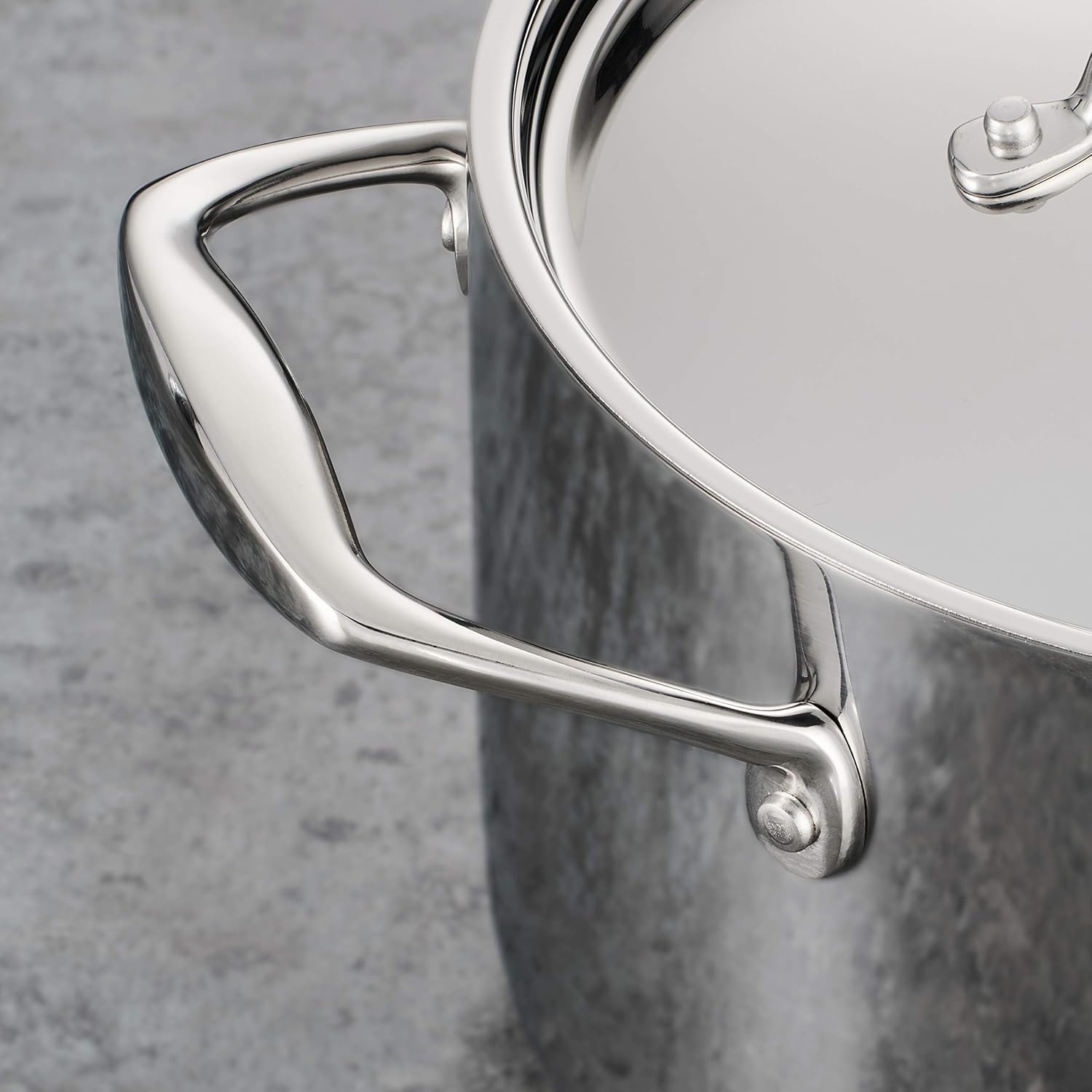 image:imageTramontina Signature TriPly Clad Stainless Steel 8Piece Cookware Set with Lids Pots and Pans Kitchen Set InductionReady DishwasherSafe NSFCertified Made in Brazil10Piece