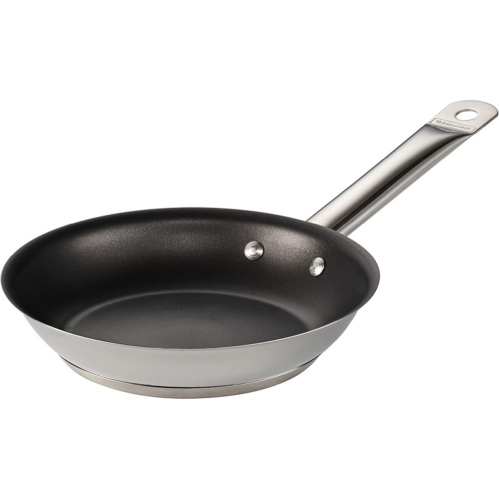 image:imageTramontina 10Inch Non Stick Frying Pan TriPly Base Stainless Steel Skillet with Reinforced Nonstick Coating Dishwasher and Oven SafeBlack