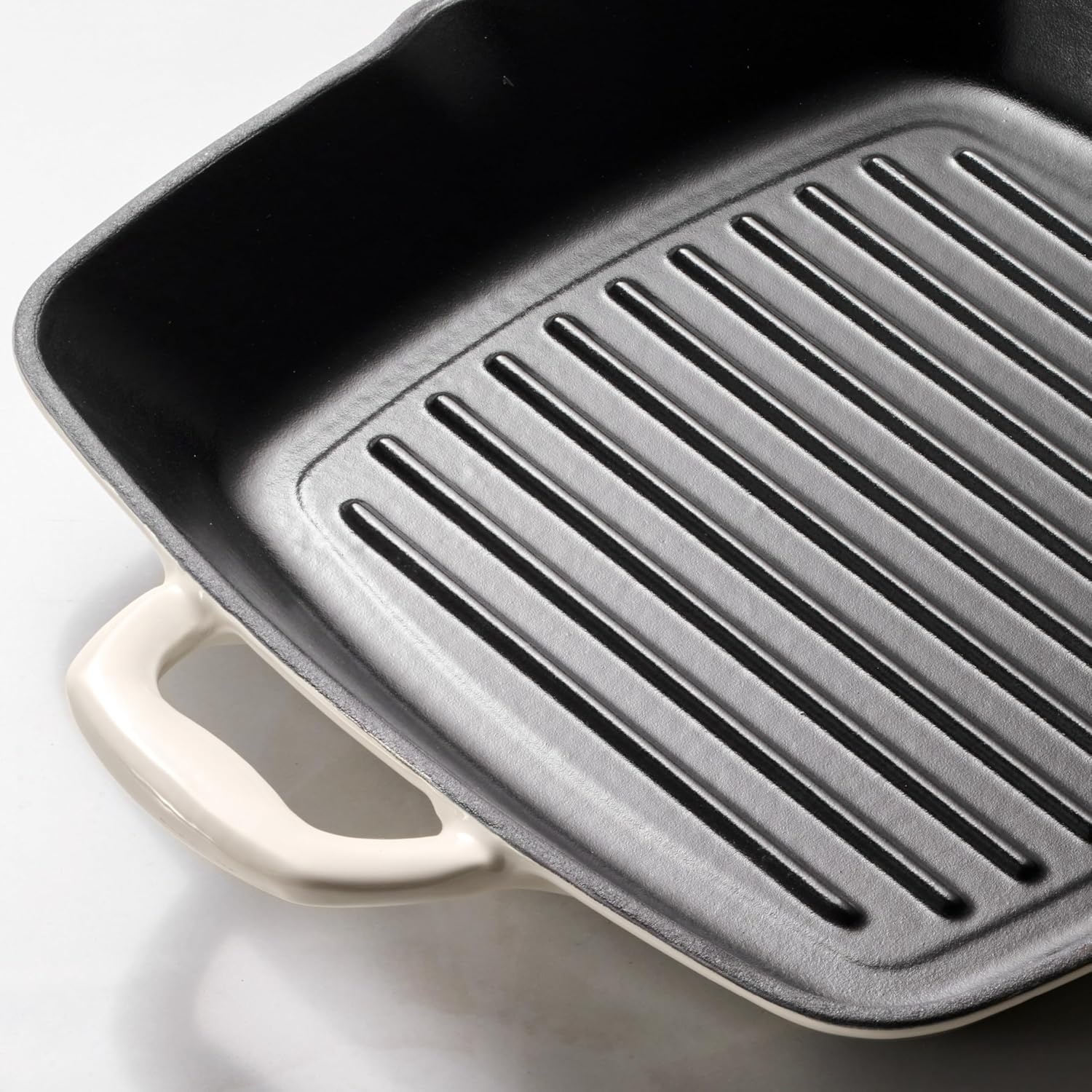 image:imageTramontina Bestow Enameled Cast Iron Grill Pan with Press 11inch RedLatte