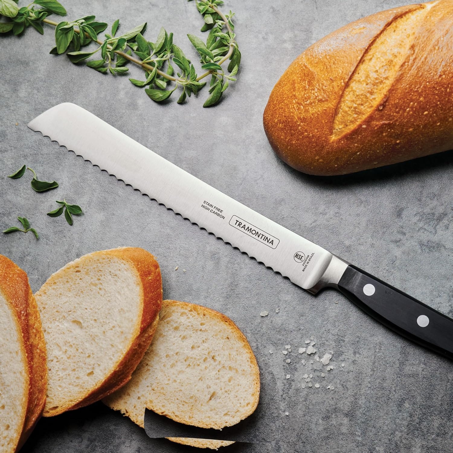 image:imageTramontina Pro Series Forged 7Piece Kitchen Knife Block Set3Piece Precision Set