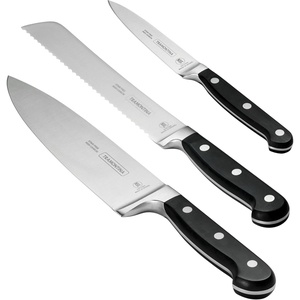 image:imageTramontina Pro Series Forged 7Piece Kitchen Knife Block Set3Piece Precision Set