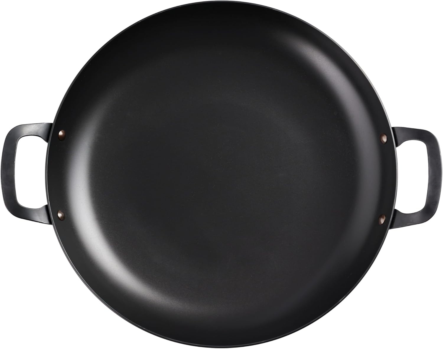 image:imageTramontina Churrasco 15 Inch Carbon Steel Round Griddle BBQ Pan 80905030