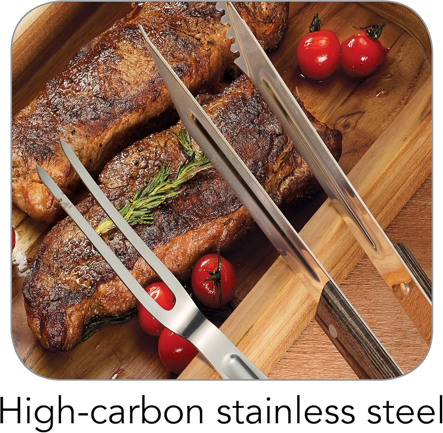 image:imageTramontina Grill Tongs amp Grill Fork 2 Pk 80206013DS