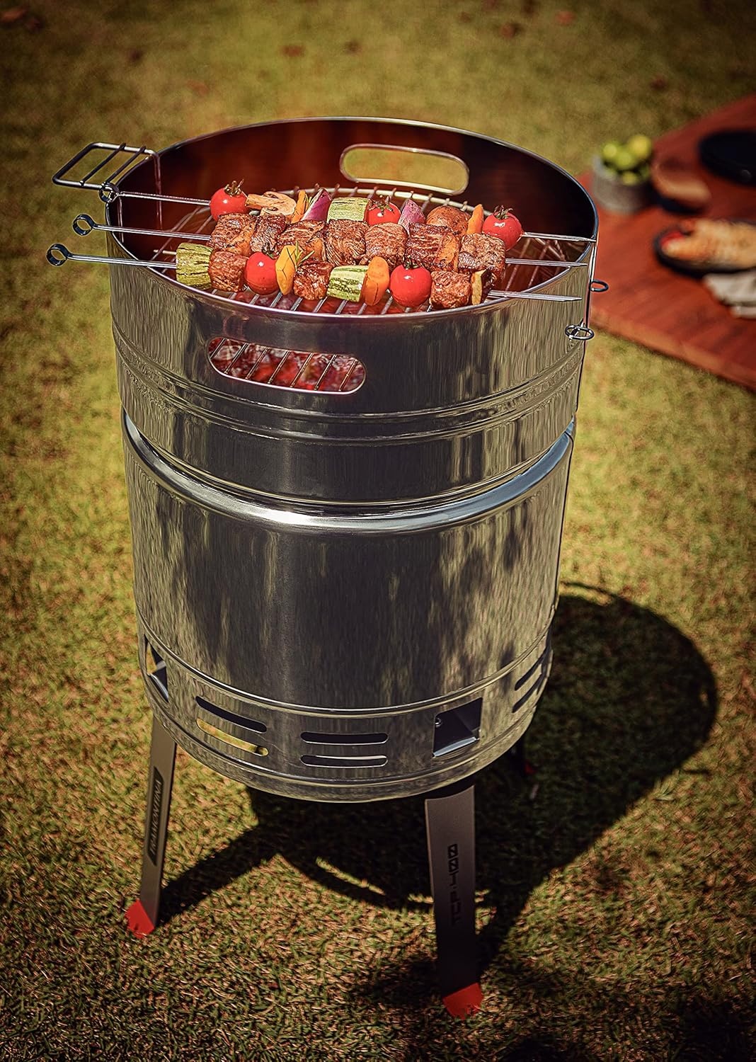 image:imageTramontina TCP400 26500006 Shrasco Barbecue Grill Diameter 157 inches 40 cm For Charcoal Stoves Tubular Grill Made in BrazilDiameter 157 inches 40 cm tube type