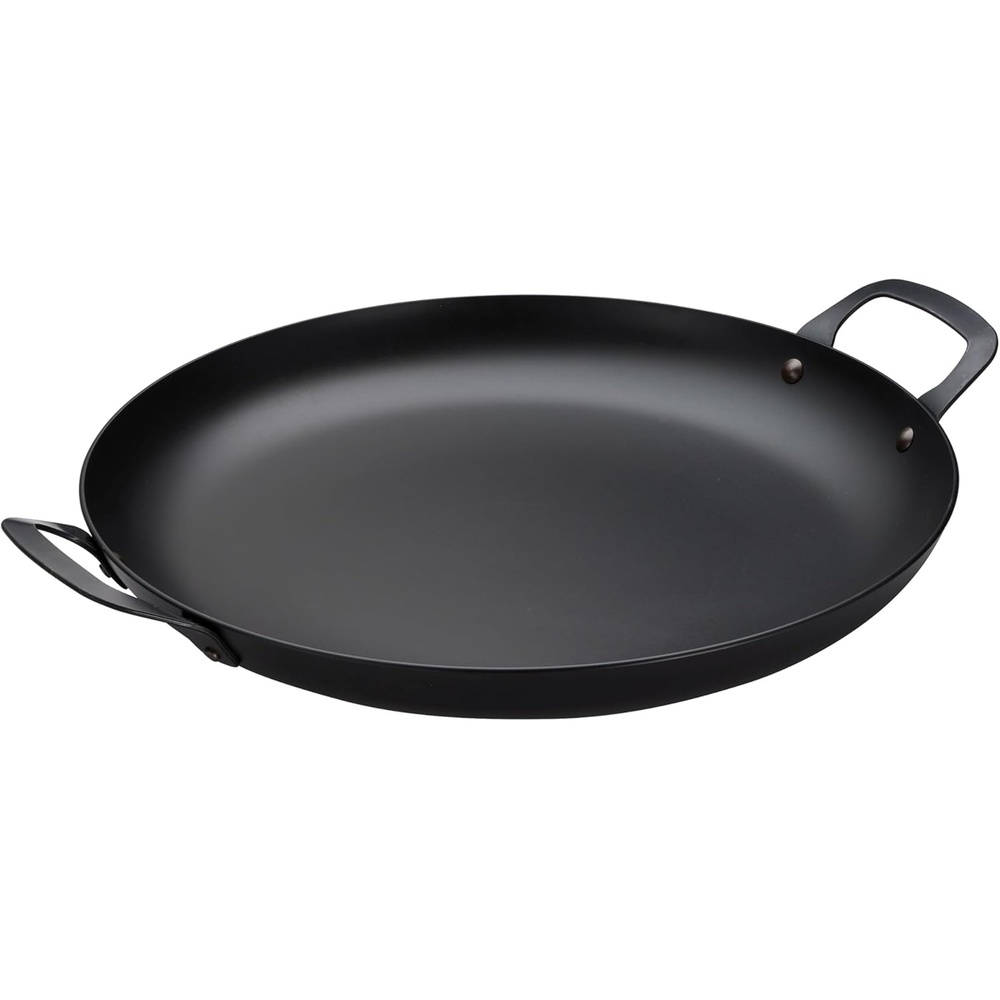 image:imageTramontina Churrasco 15 Inch Carbon Steel Round Griddle BBQ Pan 80905030