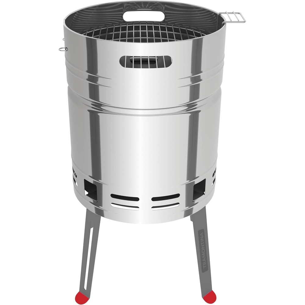 image:imageTramontina TCP400 26500006 Shrasco Barbecue Grill Diameter 157 inches 40 cm For Charcoal Stoves Tubular Grill Made in BrazilDiameter 157 inches 40 cm tube type