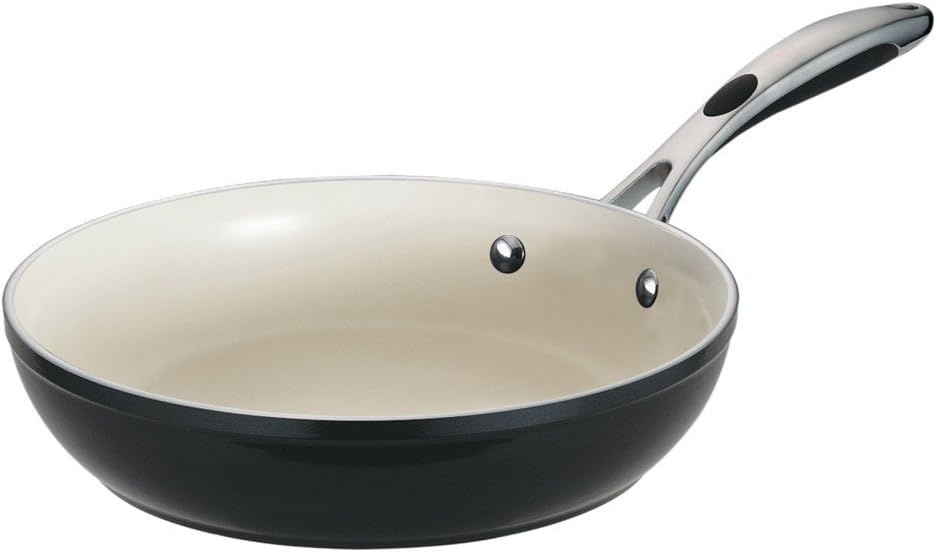 image:imageTramontina Ceramica Deluxe 5Quart Dutch Oven Pot with Lid Ceramic Non Stick OvenSafe Metallic BlackFry Pan