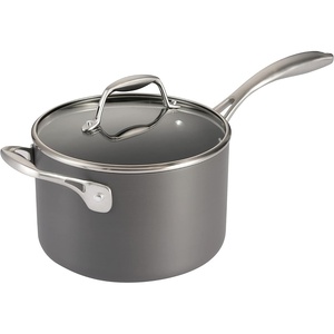 image:imageTramontina OnyxPro Hard Anodized Non Stick 10Piece Cookware Set with Glass Lids Pots and Pans Kitchen Set Oven SafeSauce Pan